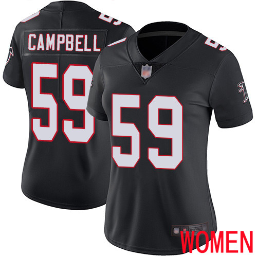 Atlanta Falcons Limited Black Women De Vondre Campbell Alternate Jersey NFL Football #59 Vapor Untouchable
